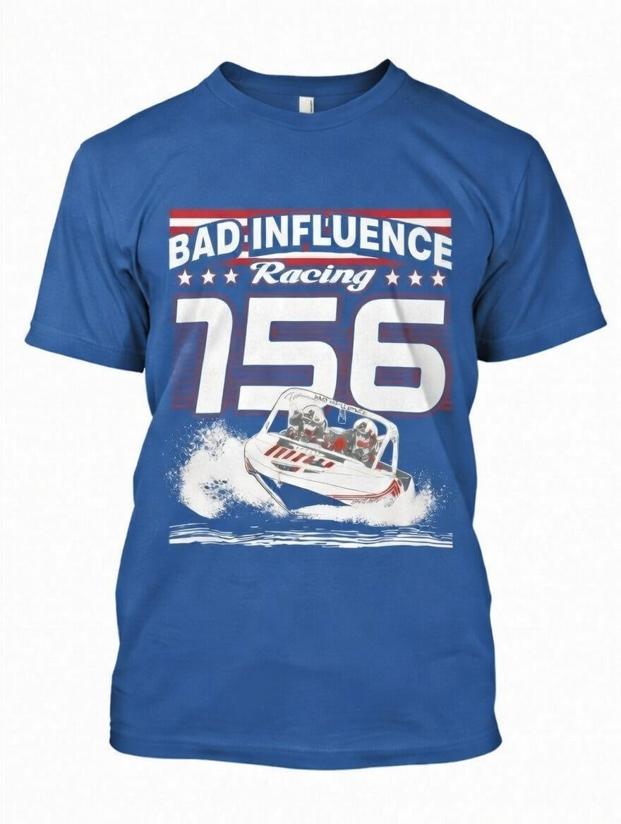 Blue Vintage Racing Tee 156