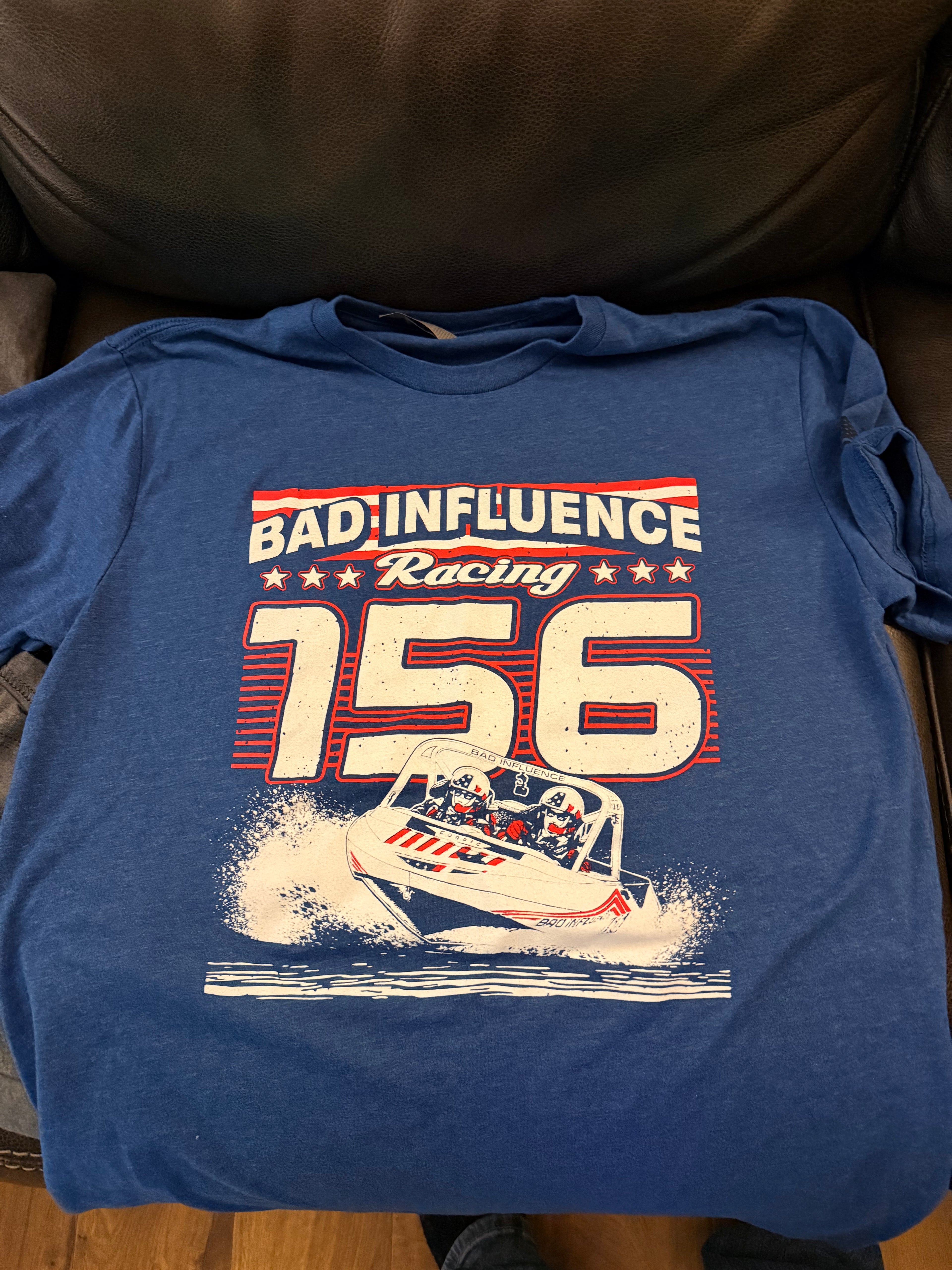 Blue Vintage Racing Tee 156